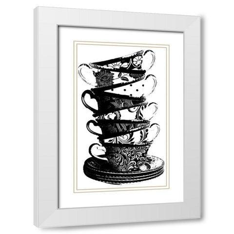 Tempest White Modern Wood Framed Art Print with Double Matting by Sommers, Mindy