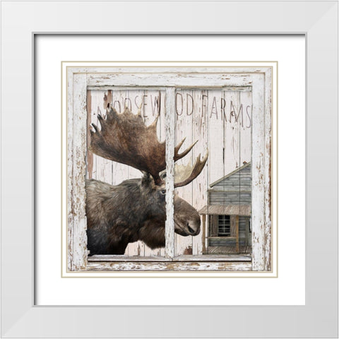 Mousewood Farms White Modern Wood Framed Art Print with Double Matting by Sommers, Mindy