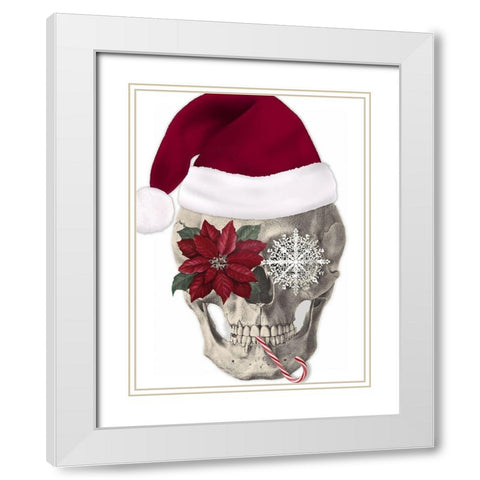 Mister Christmas White Modern Wood Framed Art Print with Double Matting by Sommers, Mindy