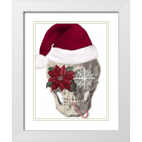 Mister Christmas White Modern Wood Framed Art Print with Double Matting by Sommers, Mindy