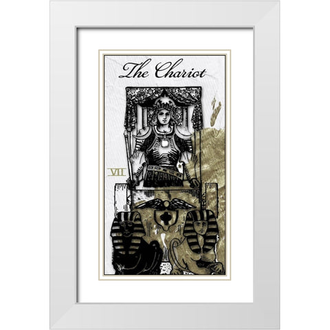 The Chariot White Modern Wood Framed Art Print with Double Matting by Sommers, Mindy