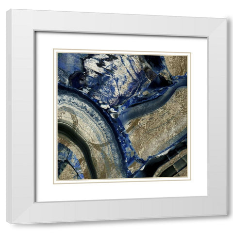 Earthly Pleasures I White Modern Wood Framed Art Print with Double Matting by Sommers, Mindy