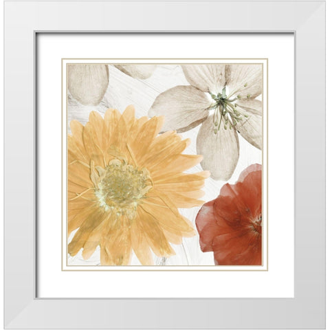 Cottage Refrain II White Modern Wood Framed Art Print with Double Matting by Sommers, Mindy