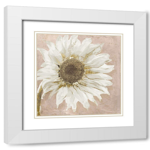 Paris Pink I White Modern Wood Framed Art Print with Double Matting by Sommers, Mindy