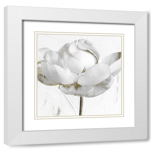 Gilded II White Modern Wood Framed Art Print with Double Matting by Sommers, Mindy