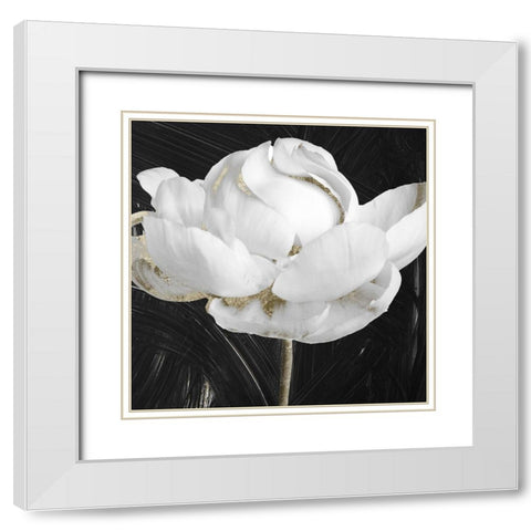 Gilded III White Modern Wood Framed Art Print with Double Matting by Sommers, Mindy