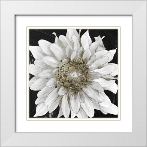Gilded IV White Modern Wood Framed Art Print with Double Matting by Sommers, Mindy
