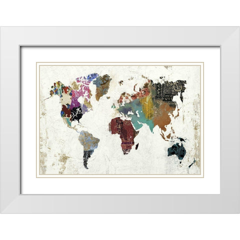 Tapestry World White Modern Wood Framed Art Print with Double Matting by Sommers, Mindy