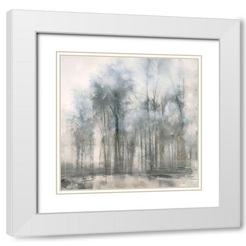 After the Rain White Modern Wood Framed Art Print with Double Matting by Sommers, Mindy
