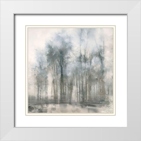 After the Rain White Modern Wood Framed Art Print with Double Matting by Sommers, Mindy