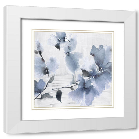 Wuthering White Modern Wood Framed Art Print with Double Matting by Sommers, Mindy