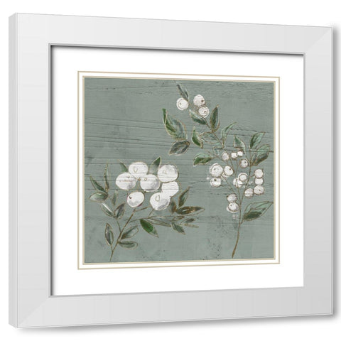 Berrywood White Modern Wood Framed Art Print with Double Matting by Sommers, Mindy