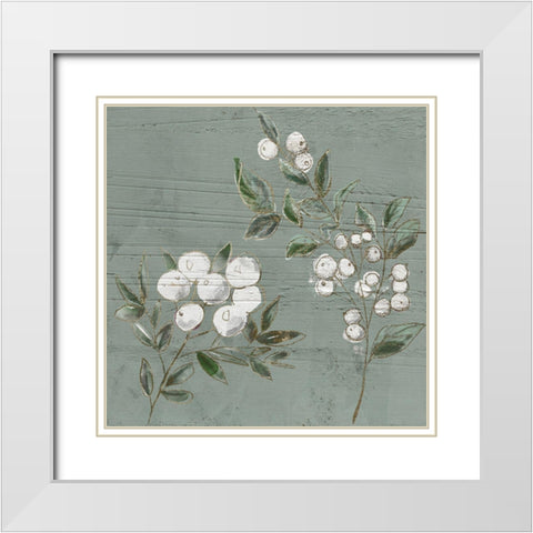 Berrywood White Modern Wood Framed Art Print with Double Matting by Sommers, Mindy
