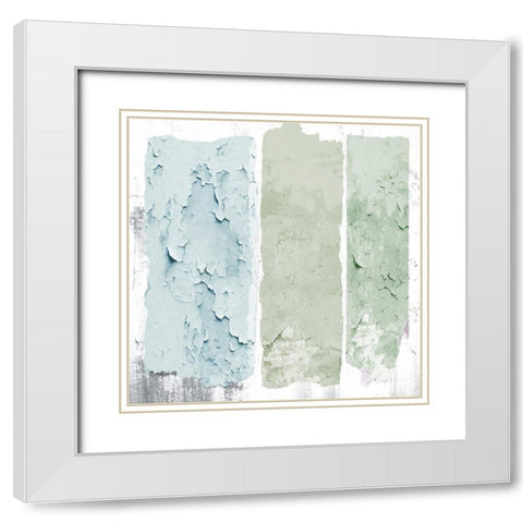 Cool Triple Play White Modern Wood Framed Art Print with Double Matting by Sommers, Mindy