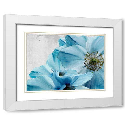 Touch and Contrast II White Modern Wood Framed Art Print with Double Matting by Sommers, Mindy