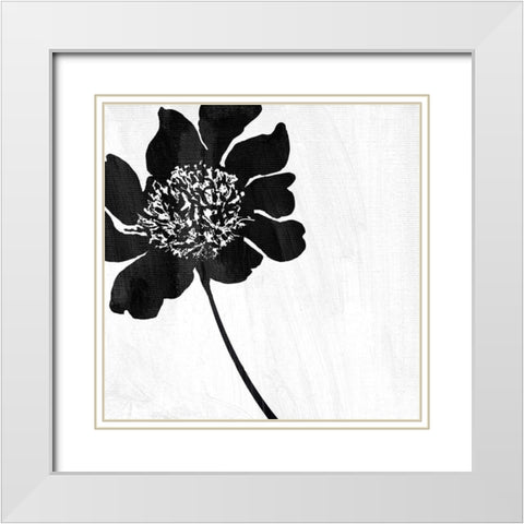 Mood in Blue White Modern Wood Framed Art Print with Double Matting by Sommers, Mindy