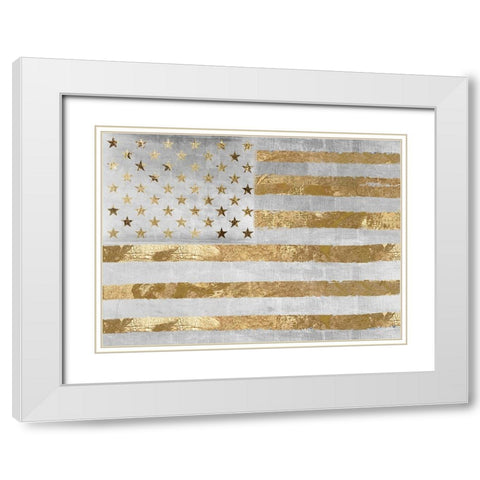 Dawns Early Light II White Modern Wood Framed Art Print with Double Matting by Sommers, Mindy