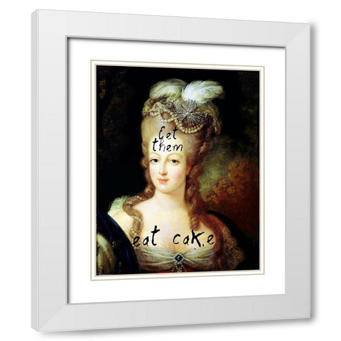 Oh Marie White Modern Wood Framed Art Print with Double Matting by Sommers, Mindy