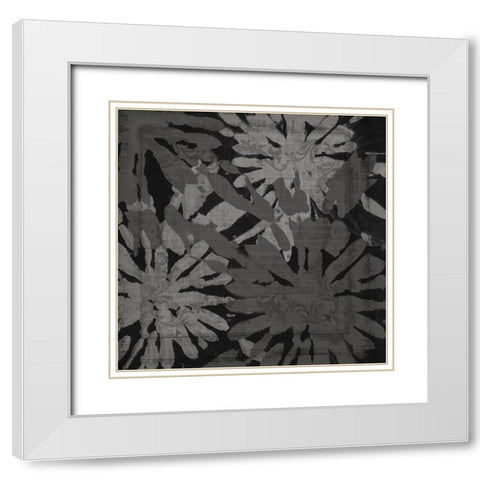 Sakura II White Modern Wood Framed Art Print with Double Matting by Sommers, Mindy