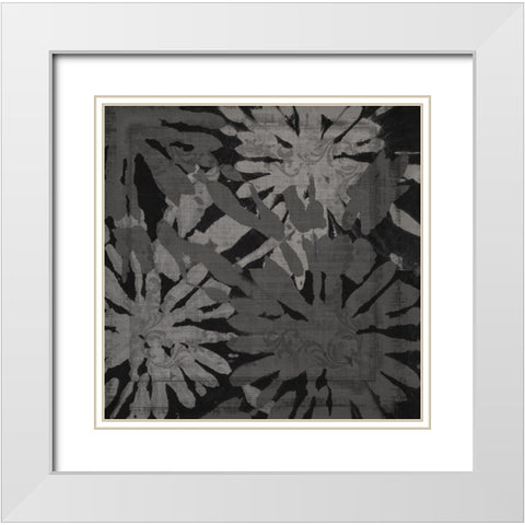 Sakura II White Modern Wood Framed Art Print with Double Matting by Sommers, Mindy