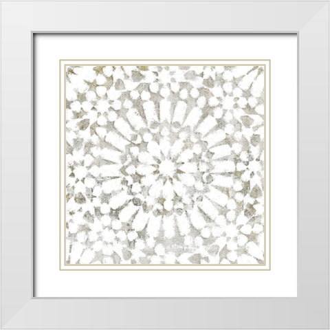 Star Gazing White Modern Wood Framed Art Print with Double Matting by Sommers, Mindy