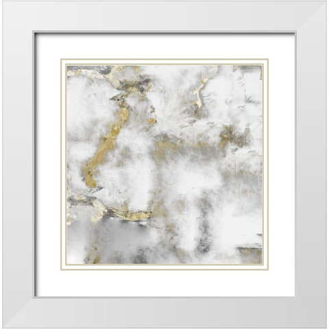 White Prism White Modern Wood Framed Art Print with Double Matting by Sommers, Mindy