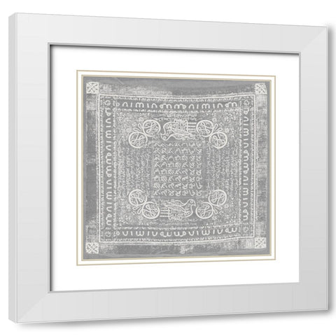 Silver Dusk White Modern Wood Framed Art Print with Double Matting by Sommers, Mindy