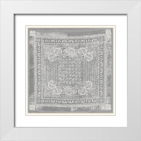 Silver Dusk White Modern Wood Framed Art Print with Double Matting by Sommers, Mindy