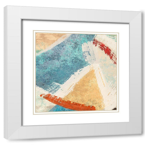 Acte I White Modern Wood Framed Art Print with Double Matting by Anne, Munson
