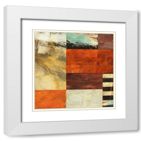 Attimo I White Modern Wood Framed Art Print with Double Matting by Bacci, Leonardo