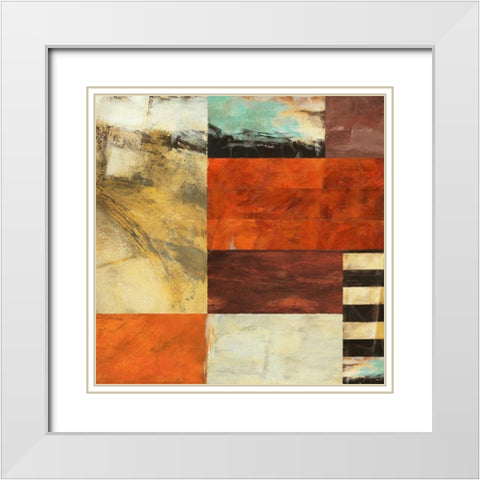 Attimo I White Modern Wood Framed Art Print with Double Matting by Bacci, Leonardo