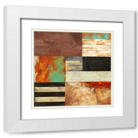 Attimo II White Modern Wood Framed Art Print with Double Matting by Bacci, Leonardo