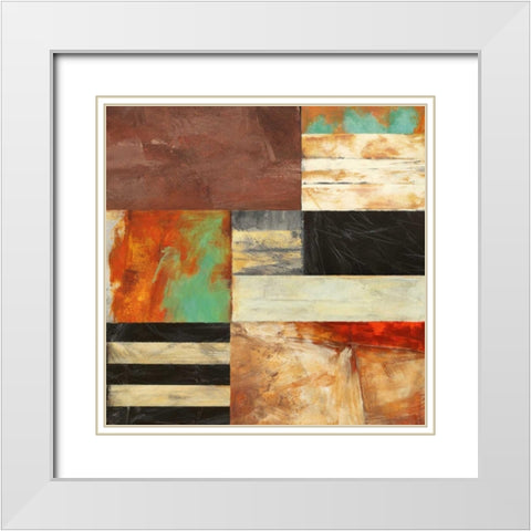 Attimo II White Modern Wood Framed Art Print with Double Matting by Bacci, Leonardo