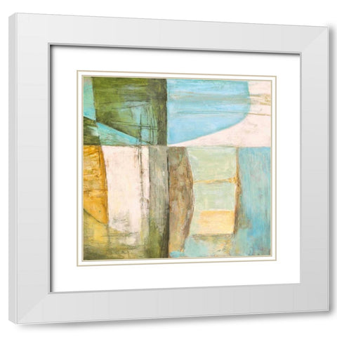 Memoires de mer White Modern Wood Framed Art Print with Double Matting by Bacci, Leonardo