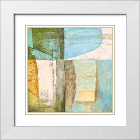 Memoires de mer White Modern Wood Framed Art Print with Double Matting by Bacci, Leonardo