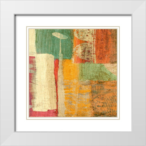 Samba White Modern Wood Framed Art Print with Double Matting by Bacci, Leonardo