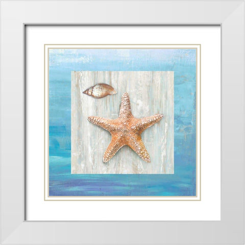 From the Sea II White Modern Wood Framed Art Print with Double Matting by Broome, Ted