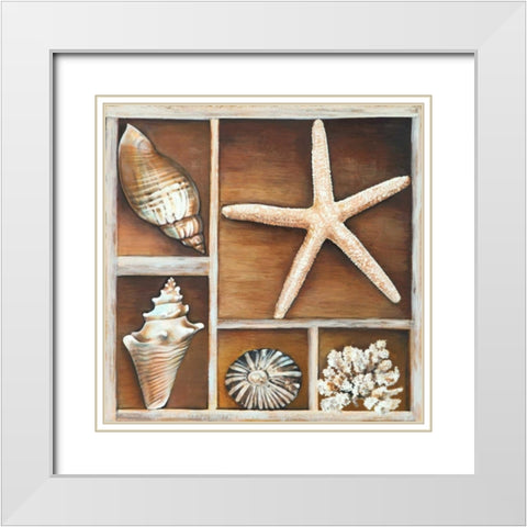 From the Ocean II White Modern Wood Framed Art Print with Double Matting by Broome, Ted