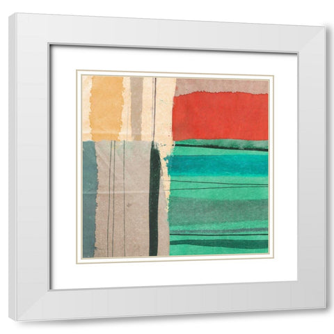 Supernatural II White Modern Wood Framed Art Print with Double Matting by Viola, Bertel