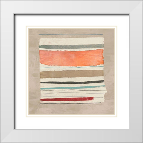 Washed Away I White Modern Wood Framed Art Print with Double Matting by Viola, Bertel