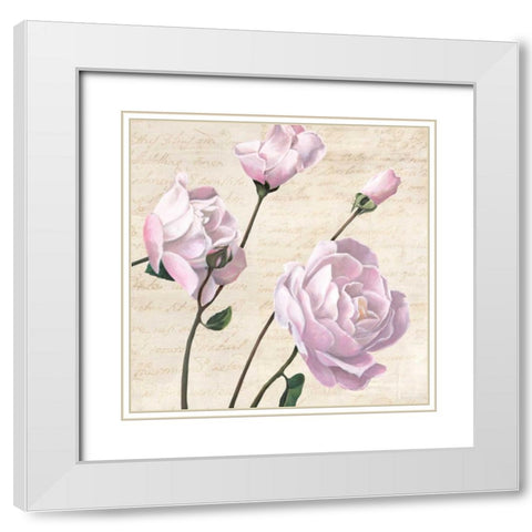 Classica III White Modern Wood Framed Art Print with Double Matting by Dellal, Remy