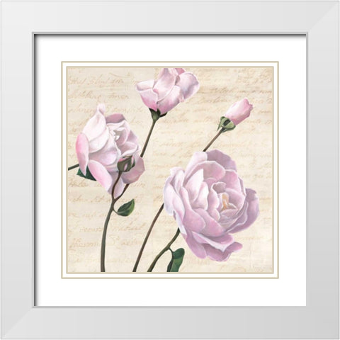 Classica III White Modern Wood Framed Art Print with Double Matting by Dellal, Remy