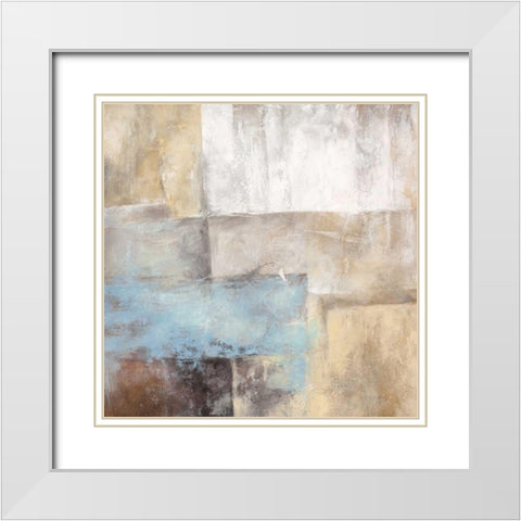 Attimo White Modern Wood Framed Art Print with Double Matting by Falcone, Ruggero