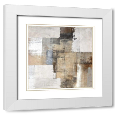 Shelter White Modern Wood Framed Art Print with Double Matting by Falcone, Ruggero