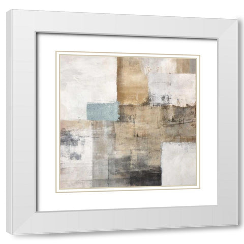 Moment White Modern Wood Framed Art Print with Double Matting by Falcone, Ruggero