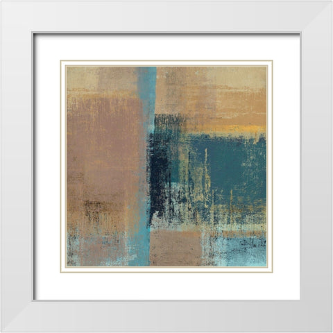 Chroma I White Modern Wood Framed Art Print with Double Matting by Ruggero, Falcone