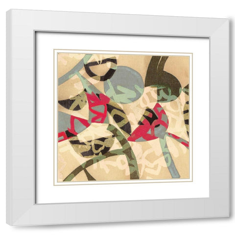 Manticore II (detail I) White Modern Wood Framed Art Print with Double Matting by Hype, Hopper