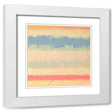 Haiku I White Modern Wood Framed Art Print with Double Matting by Corrado, Italo