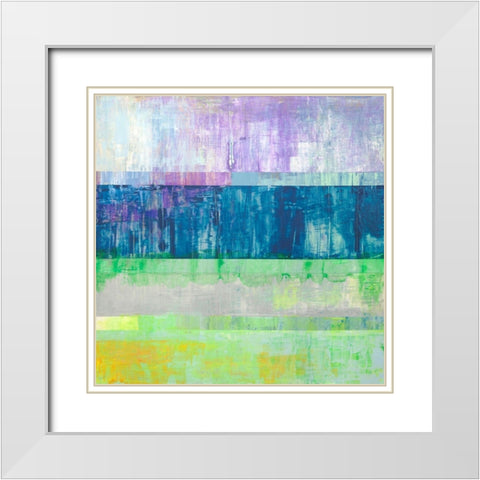 Orizzonti di luce White Modern Wood Framed Art Print with Double Matting by Corrado, Italo