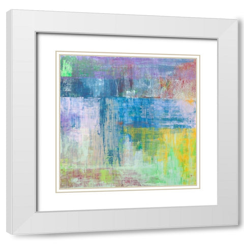 Riflessi della sera White Modern Wood Framed Art Print with Double Matting by Corrado, Italo